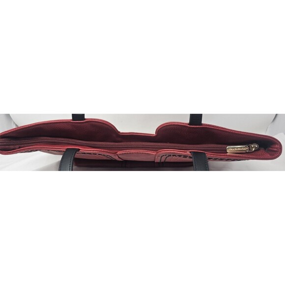 Montana West Faux Leather Oversized Hobo Tote Shoulder Satchel Bag Dahila Red - Picture 6 of 14